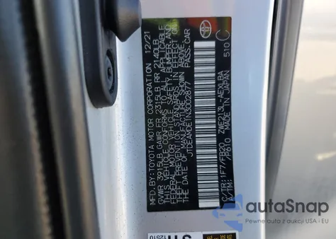 2022 Toyota Corolla Le from USA, damaged, VIN JTDEAMDE1N3002877